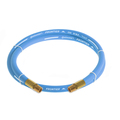 Continental 3/8" x 5' Blue EPDM Rubber Air Hose, 300 PSI, 3/8" MNPT x MNPT HZU03830-05-11